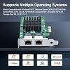 REDLUX 10/100/1000 Mbps PCI-e Network Card(NIC) with Intel 82576EB Chip, Dual RJ45 Ports, Compare to Intel E1G42ET, PCIE 2.0 X1, Support Windows/Windows Server/Linux/Vmware Esxi