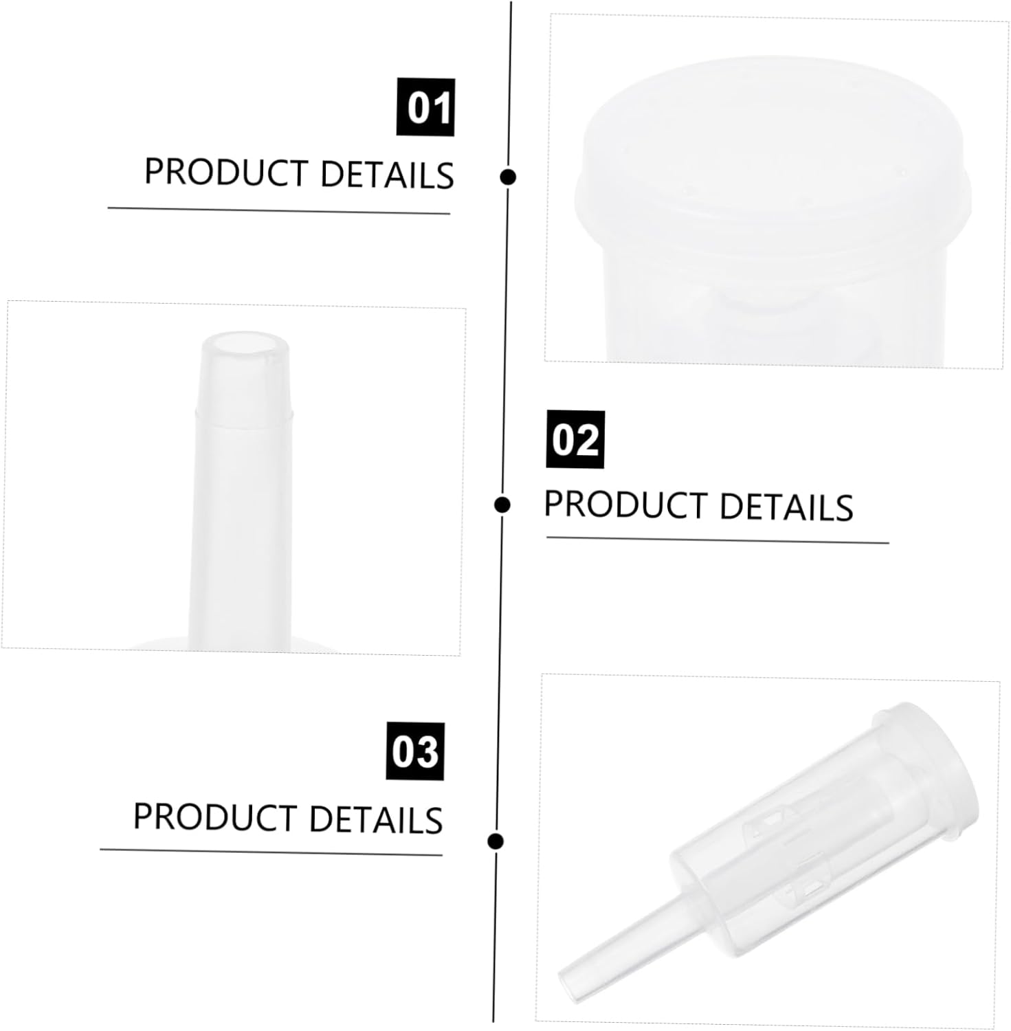 Three Piece One Way Valve Airlock Stopper 2Pcs Plastic for Beer Wine