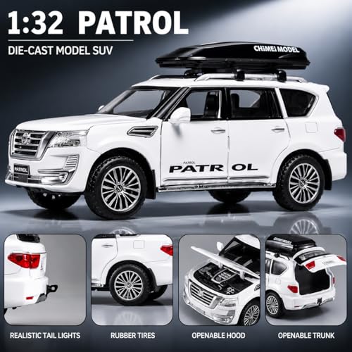 Image of Magicwand 1:32 Scale Die-Cast Nisssan Patrol with 6 Openable Doors,Pull Back Action,Blinking Lights & Music【Colors as Per Stock】【Pack of 1】