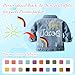 UIDMEN Personalized Kids Denim Jacket with Names, Custom Long Sleeve Denim Jacket for Girls Toddlers,Back to School Outfits, Gift for Granddaughter, 1-8 Year Old Girl Boy Birthday Christmas Gifts