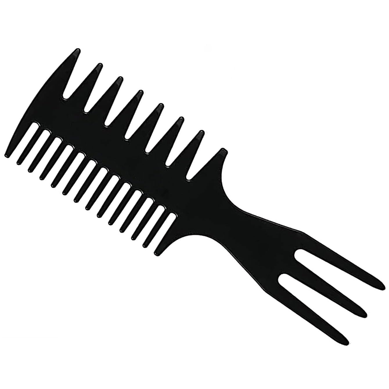 Peine de peinado profesional 3 en 1 para hombres, peine de dientes ancho, peine de cabeza de aceite, peine de plástico, peine de dientes afrokamm peinado, herramienta de peluquería