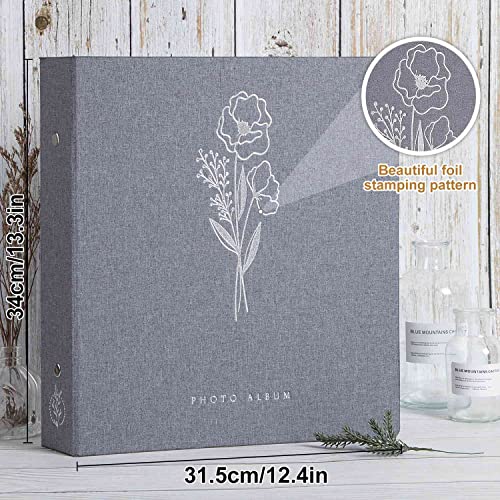 Lanpn Photo Album 4X6 1000 Pockets, Extra Large Capacity Linen Cover Picture Albums Holds 1000 Horizontal And Vertical Photos Grey #TOP1