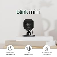 Blink Mini - Videocamera di sicurezza intelligente per interni
