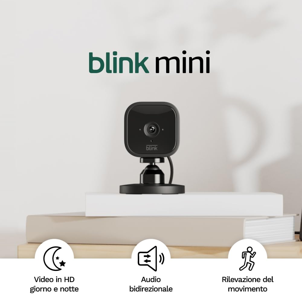 Blink Mini Videocamera Sicurezza HD 1080p