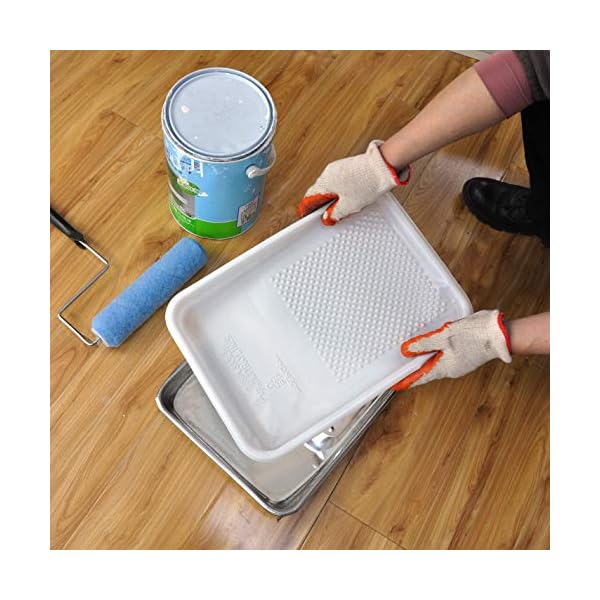 KingOrigin 12 Pack 9 Inch for Paint Roller,Paint Tray,Paint Roller Tray