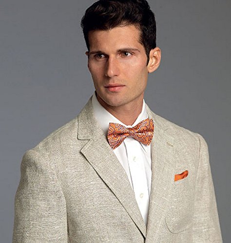 Vogue Patterns V9073 Men's Vest, Cummerbund, Pocket Square And Ties Sewing Template, One Size #TOP4