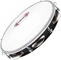 Pandeiro Contemporânea 83lt 10 Fórmica Preta Pele Nylon