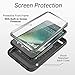 YOUMAKER Designed for iPhone SE Case/iPhone 8 Case/iPhone 7 Case (NOT Plus),Full-Body Rugged Case with Built-in Screen Protector for iPhone SE 2nd Generation/8/7 4.7 Inch - Silver