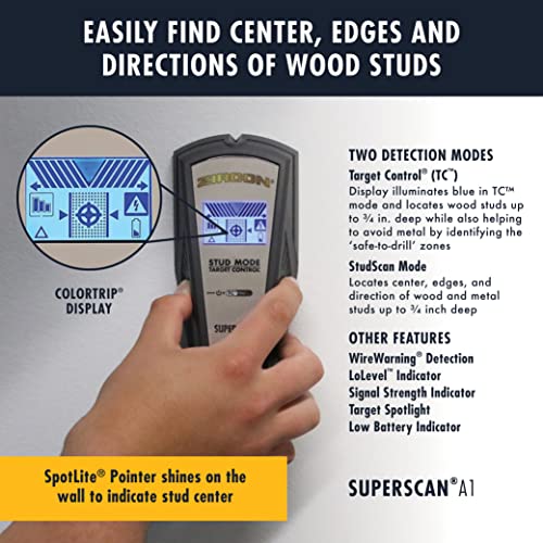 Zircon Superscan A1 Advanced Stud Finder With Target Control And Studscan Mode #TOP2