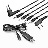 FANVERIM USB Programming Cable for Motorola, Kenwood, Yaesu, Puxing Radio