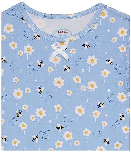 Sara's Prints Little Girls Fitted 2 Piece Short Pajama Set2