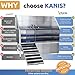 KANIS Professional Stainless Steel Dog Bathing Station - Grooming Tub w/Ramp, Storage Drawer, Floor Grate & Faucet/Dog Bathtub for Large, Medium & Small Pets (61