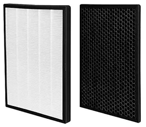 Totaline by Carrier Airpurifier Replacement Filter for Model AP6006 (HEPA H11 Filter + Activated Carbon Filter), White, Small