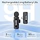 BOYA BY-V10 USB C Wireless Lavalier Mikrofon Kabellos für Android iPhone15/16 PC, Rauschunterdrückung, Mini-Ansteckmikrofon für YouTube, Podcast, Facebook, Tiktok Vlogging Aufnahmen