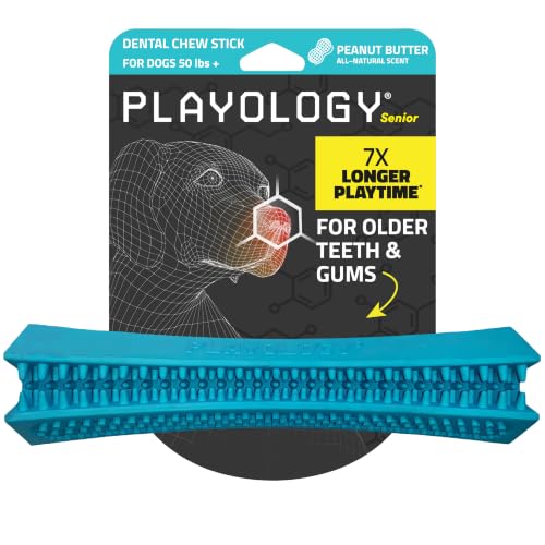 Playology Dog Toys | Dental Chew Stick for...