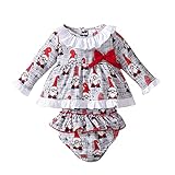 Allbestop Niño bebé niños niñas traje Navidad viejo hombre manga larga Top...