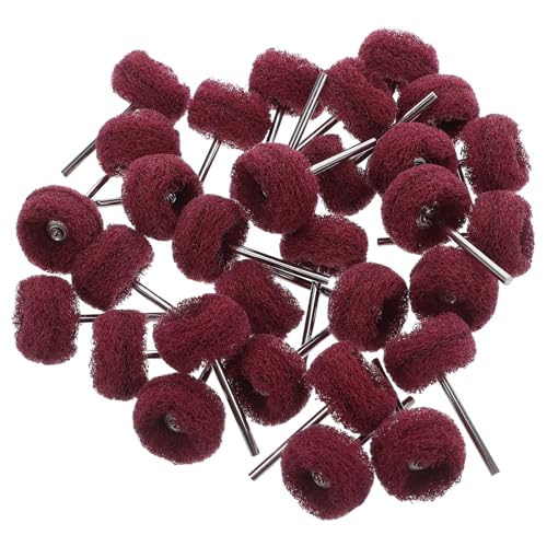 Ruedas abrasivas de nailon para lijado de metal y plástico con vástago de 3mm