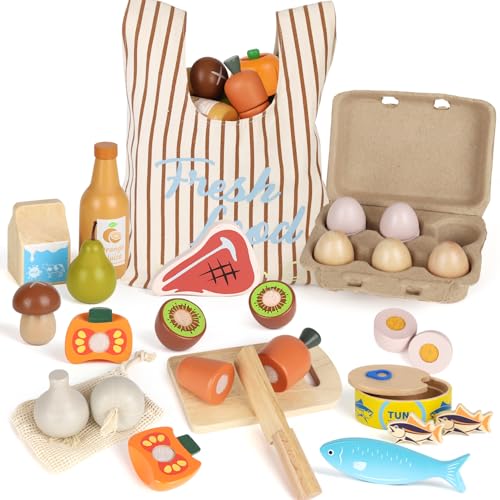 Lehoo Castle Wooden Play Food