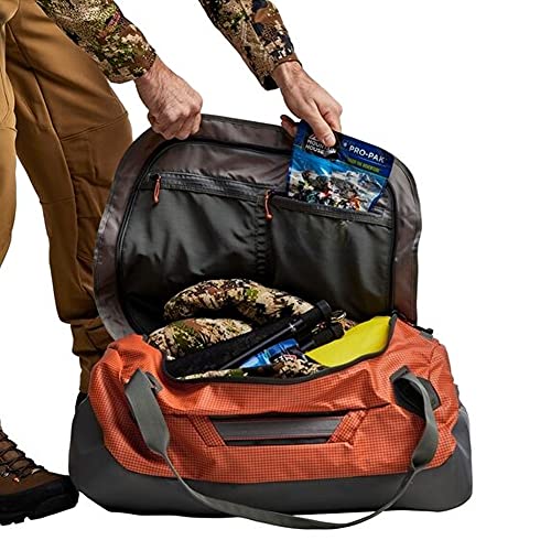 Image of Sitka Gear Drifter Water-Resistant Travel Duffle Bag - 50l /75L /110L, Burnt Orange, OSFA, Burnt Orange (75l)