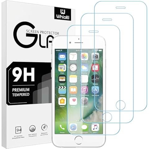 Whioltl Tempered Glass Screen Protector 3-Pack Cover