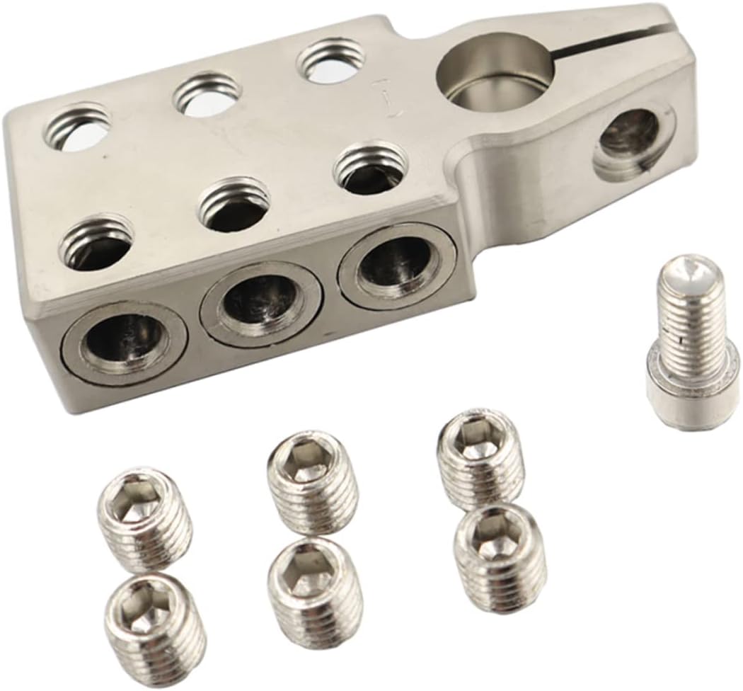 Unomor Replacement Battery Terminal Clamp Awg for Car Truck Motorcycle Zinc Alloy Easy Install