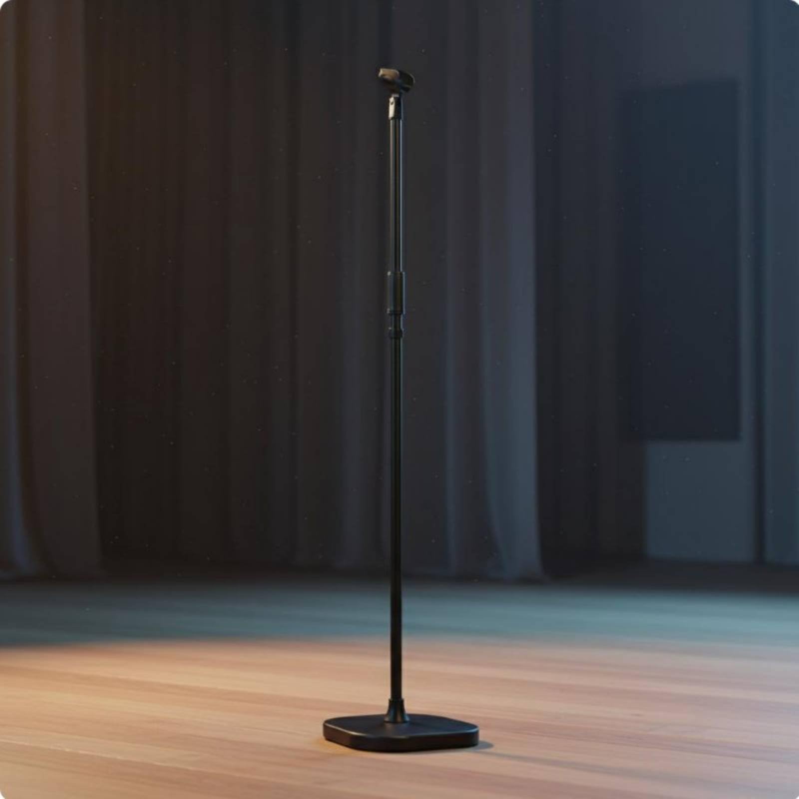 Microfono Asta Piedistallo Supporto Braccio Estensibile Base Pesante in Metallo con Tubo Telescopico E Clip Universale, Asta Singola Per Microfono