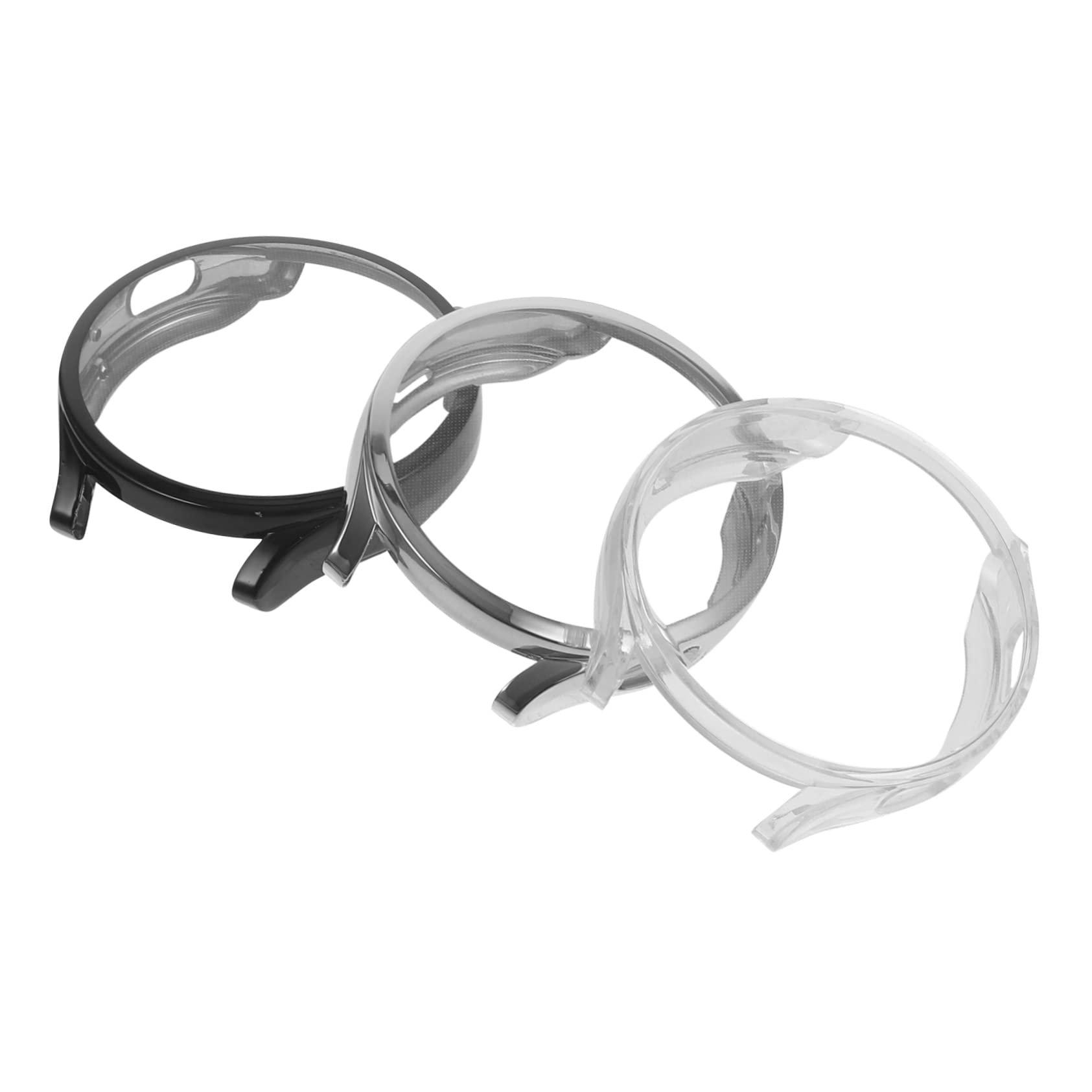 Mikikit Lot De 5 Étuis De Montre en TPU Souple D'écran pour Montre Connectée Coque Remplaçable Anti-Rayures Ajustement Universel 6 Pièces X 5
