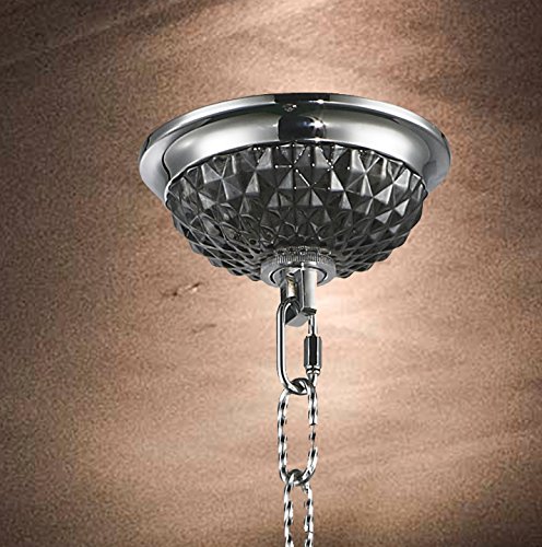 Worldwide Lighting 4 Light Crystal Chandelier Chrome Finish With Premium Grade Smoke Colored Crystal Chandelier 16"D X 12"H-Clarion Collection #TOP4