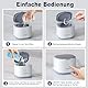 KUNPHY Ultraschallreinigungsgerät, 46 kHz 220ml Dental Pod, Zahnmedizinischer Ultraschallreiniger, geeignet für Zahnprothesen, Aligner Zahnschiene, Retainer, Weiß