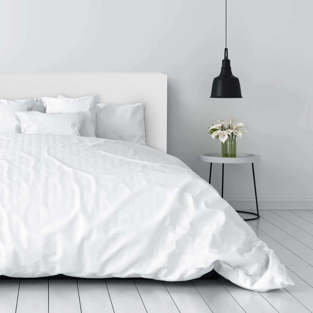 HAPPERS Cabecero antialérgico Polipiel Blanco 149x49x7 (Cama 135), Herrajes incluidos