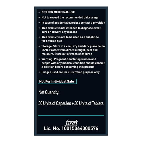 Image of MuscleBlaze Micronised Creatine Monohydrate CreAMP Powder, Unflavoured (32 Servings, 100g), MB-Vite Daily Multivitamin (30 Tablets) & Omega 3 Fish Oil 1000mg (30 Capsules) | Pack of 3