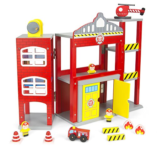 Leomark Caserma dei Pompieri in Legno, Camion dei