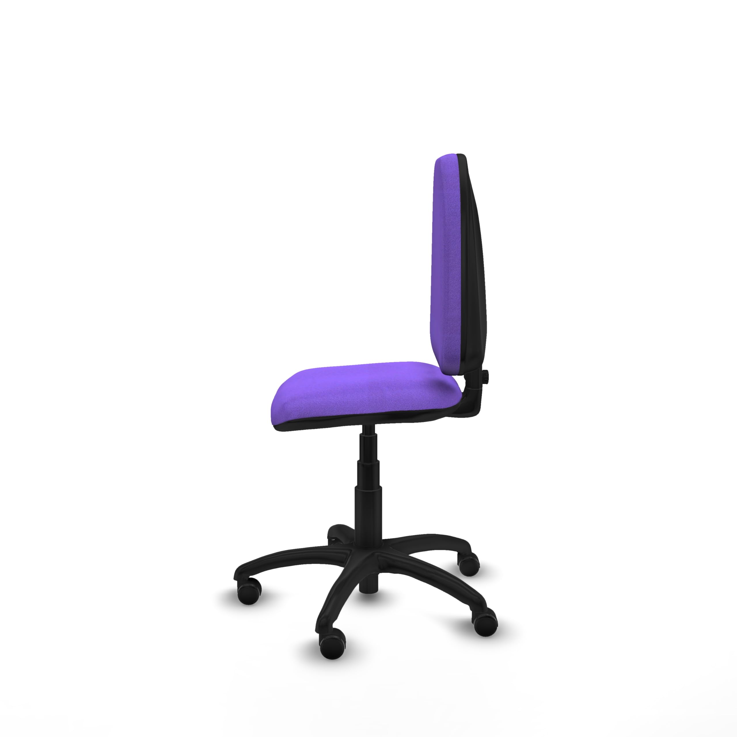 Piqueras y Crespo - Silla para Maquina de Coser Industrial Aýna sin Brazos. Equipado con Contacto Permanente Básico y Espuma de Corte. con Ruedas Autofrenantes
