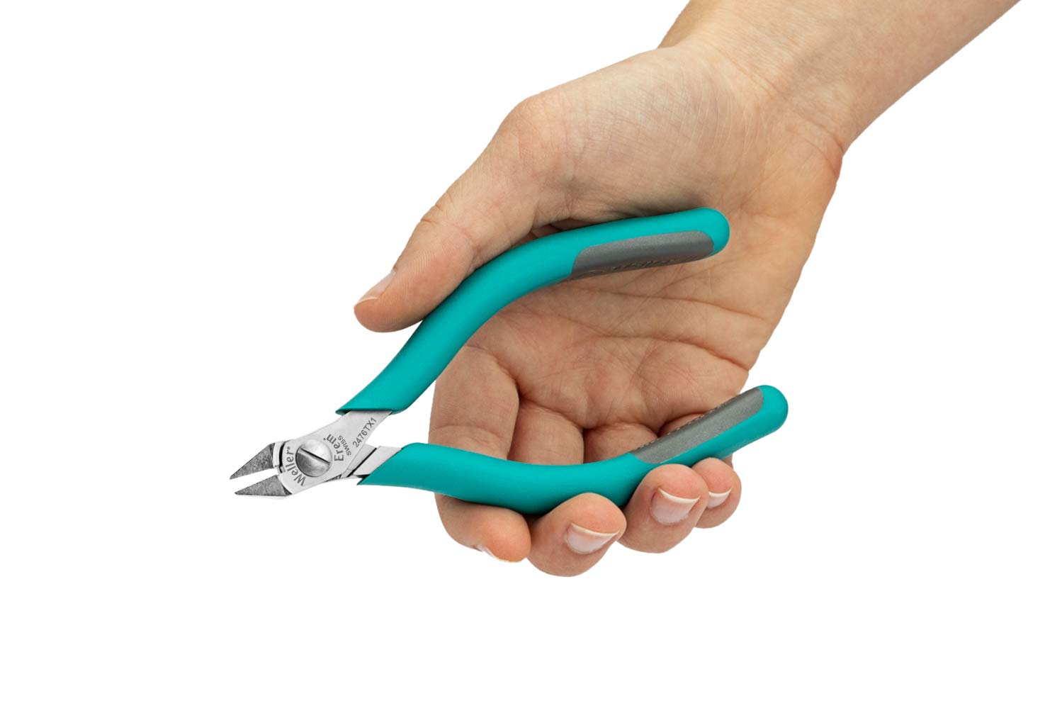 Limited Weller Erem 2476TX1 Tungsten Carbide Side Cutter, Tapered Head, Flush Cut, 4.527 Length, 0.433 Jaw Length