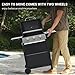 Endark Propane Gas Grill 3-Burner,26,000 BTU Stainless BBQ Grill with Porcelain-Enameled Cooking Grates,Built-In Thermometer,Includes Side Shelf and Wheels,Ideal for Backyard,Patio,Outdoor Cooking