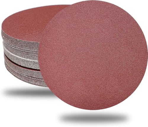 SACKORANGE 50-Pack 9-Inch No-Hole Sanding Discs