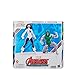 Marvel Legends Series Captain vs. Doctor Doom, Avengers 60th Anniversary Collectible 6-Inch Action Figures, 6 Accessories