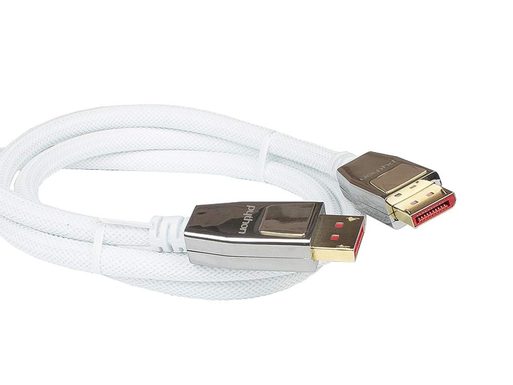 Série Python Premium. DisplayPort 1.4. 5 m Blanc.
