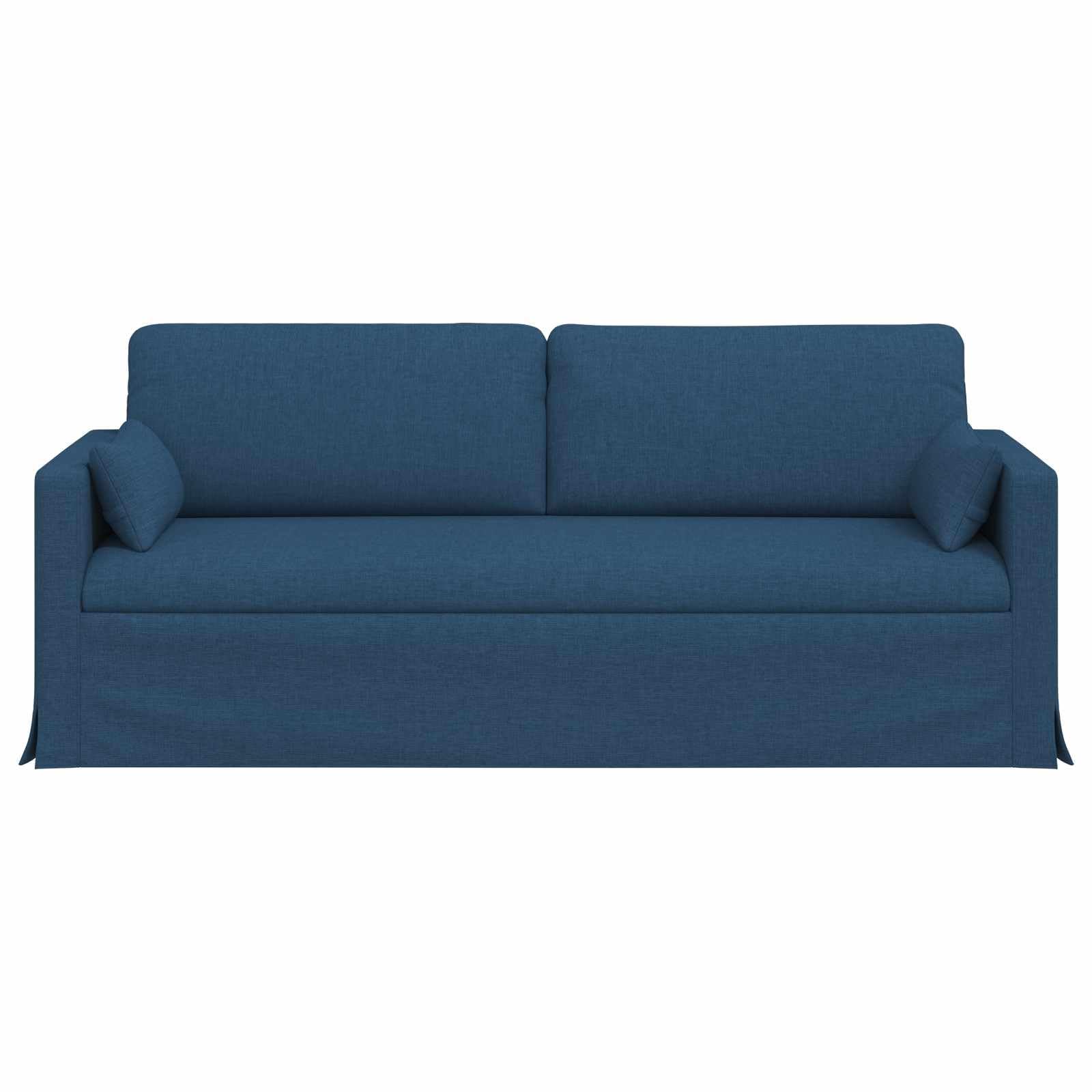 vidaXL Divano Blu 198 x 78 x 80 cm Tessuto