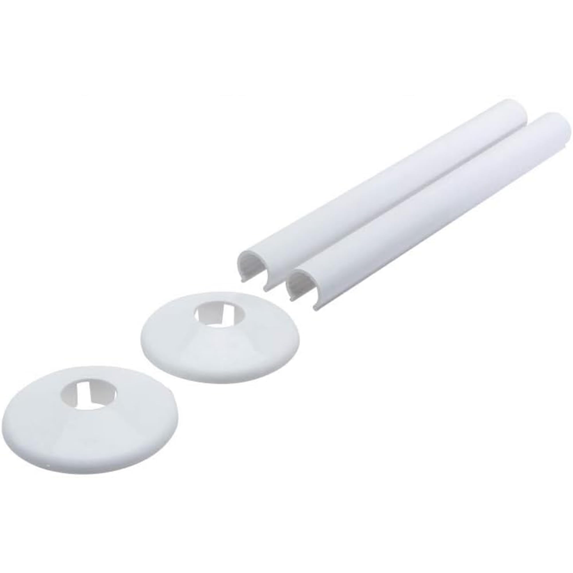 Companyblue White 500Mm Talon Snappit Towel Rail Pipe Covers & Collars |