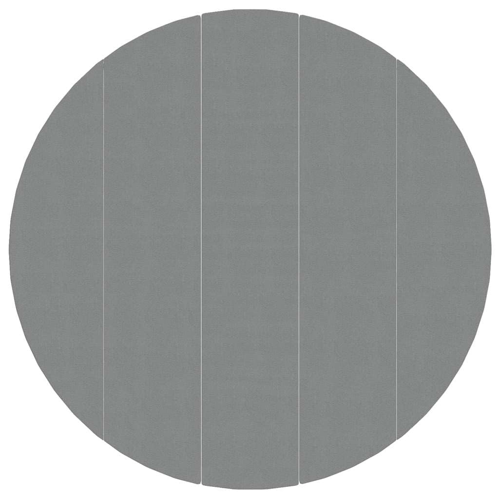 vidaXL Tapiz de Suelo Piscina geotextil de poliéster Gris Claro Ø550cm, Lona Suelo Piscina, Protector de Suelo para Piscina, Alfombra de Piscina