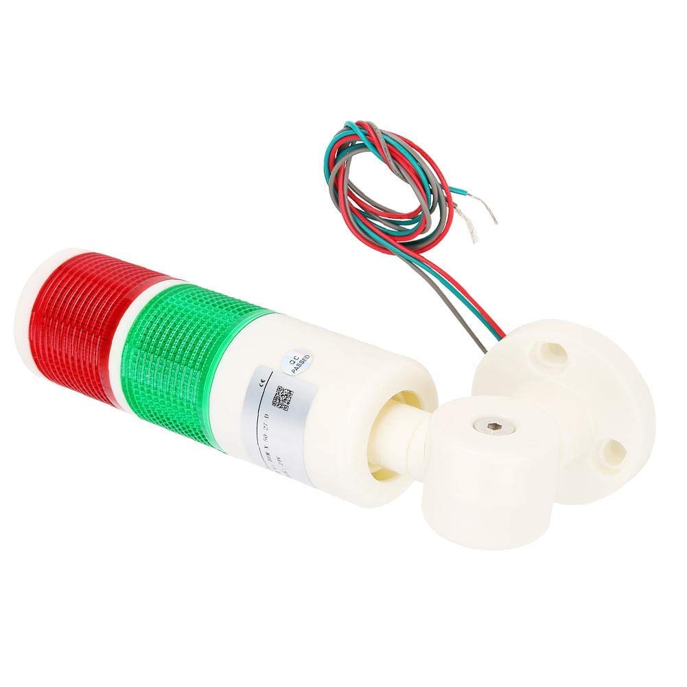 Hilitand BEM-50-2T-D 24V DC-LED-Anzeige Rotes und grünes Maschinen-Warnlicht als ABS-Metall-Warnsignal