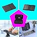 WAIYUCN Hard EVA Carrying Case Compatible with Samsers Foldable/ProtoArc XK01 Foldable Bluetooth Keyboard with Touchpad Case. (Big)