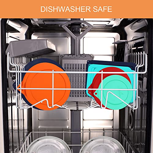 Sophico Silicone Storage Cover Lids Replacement For Anchor Hocking And Pyrex Glass Bowls (Container Not Included) (Mix-9 Pack) #TOP4