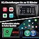 Android Doppel Din Radio mit Wireless Carplay Wireless Android Auto Autoradio mit Bildschirm, 4G+64G 7 Zoll Car Play Auto Radio 2din Touch Display mit Navi, Bluetooth, GPS, WiFi, AM/FM/RDS, AUX/SWC
