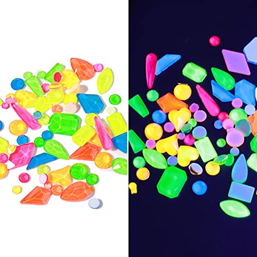 Yzzseven 2641546432 12 Types Of 600 Diamonds +2500 Flat Rhinestones Mix 20 Styles Flatback Rhinestone Crystals 3D Decorations Flat Back Stones Gems Set For For Nail Art Diy thumb #1
