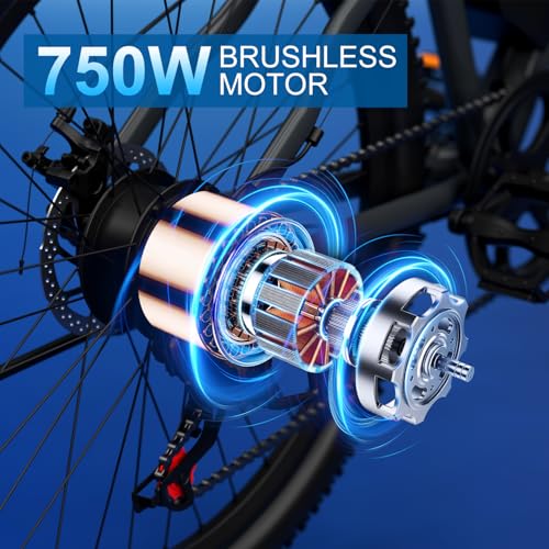 26-inch Adult Electric Bicycle, with a Load Capacity of 330