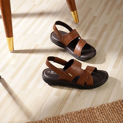 Image of Red Chief Genuine Leather Formal Slip-On Sandal for Men | RC3908