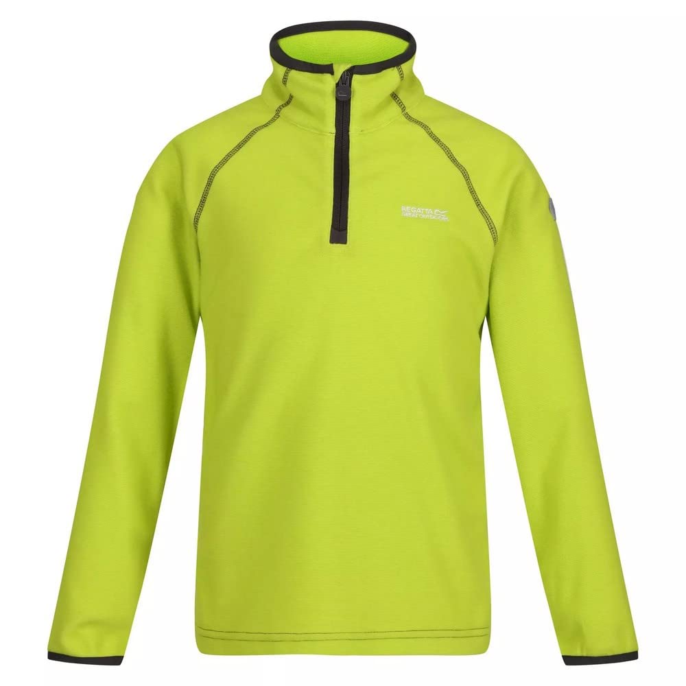 Regatta Kids' Loco Half Zip Fleece Green