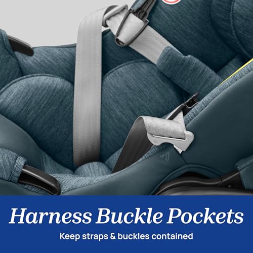 Image of Chicco KeyFit Max Zip ClearLux Infant Car Seat and Base, Rear-Facing Seat for Infants 4-30 lbs., Zip-Open Privacy Shield, Compatible with Chicco Strollers, Baby Travel Gear | Verona /Grey